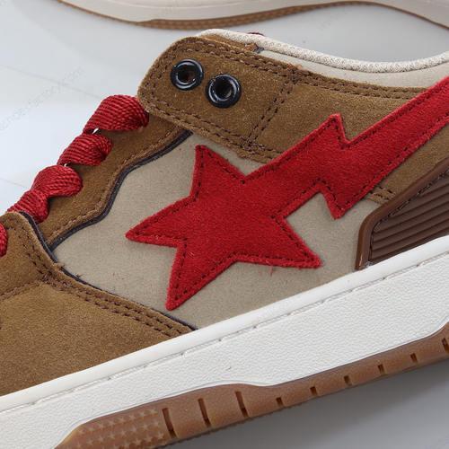 Replica A BATHING APE BAPE SK8 STA Mens and Womens Shoes Brown Grey Red