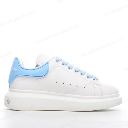Replica ALEXANDER MCQUEEN Oversized Sneaker Men’s and Women’s Shoes ‘White Blue’ 621056WHXMT9223
