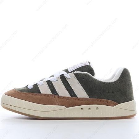 Replica Adidas Adimatic Human Made Men’s and Women’s Shoes ‘Dust Green White Brown’ HP9914