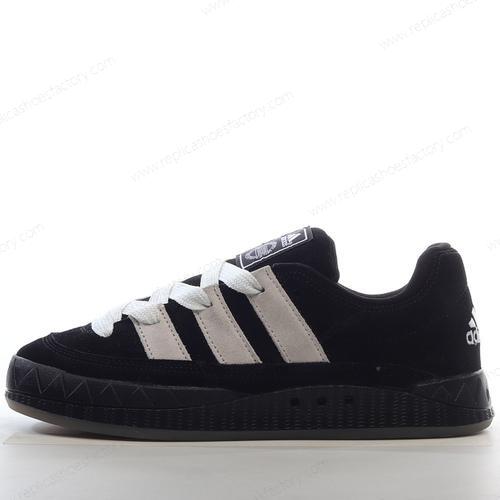 Replica Adidas Adimatic Mens and Womens Shoes Black White HQ6900