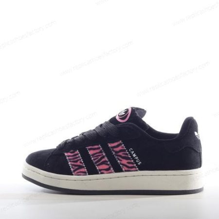 Replica Adidas Campus 00S Men’s and Women’s Shoes ‘Black Pink White’ IG2389