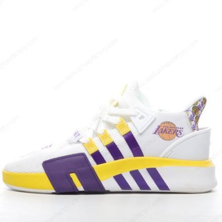 Replica Adidas EQT Basketball Adv V2 Men’s and Women’s Shoes ‘White Purple Yellow’