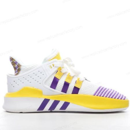 Replica Adidas EQT Basketball Adv V2 Men’s and Women’s Shoes ‘White Purple Yellow’
