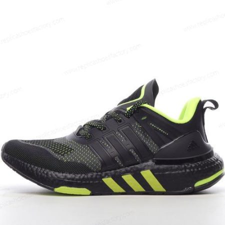 Replica Adidas EQT Men’s and Women’s Shoes ‘Black Green’ H02756