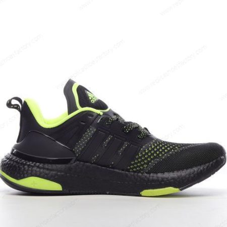 Replica Adidas EQT Men’s and Women’s Shoes ‘Black Green’ H02756