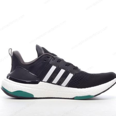 Replica Adidas EQT Men’s and Women’s Shoes ‘Black White Green’ H02759