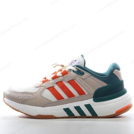 Replica Adidas EQT Men’s and Women’s Shoes ‘Grey Orange Green’ ID4163
