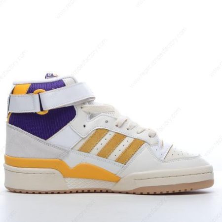 Replica Adidas Forum 84 High Men’s and Women’s Shoes ‘White Grey Blue Yellow’ GX9054