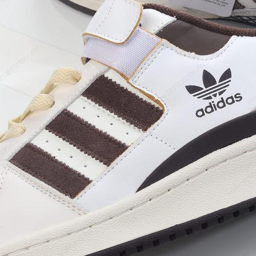 Replica Adidas Forum 84 Low Mens and Womens Shoes Off White Brown GX4567