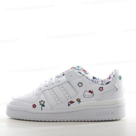 Replica Adidas Forum x HELLO KITTY Men’s and Women’s Shoes ‘Cloud White Black’ IG0302