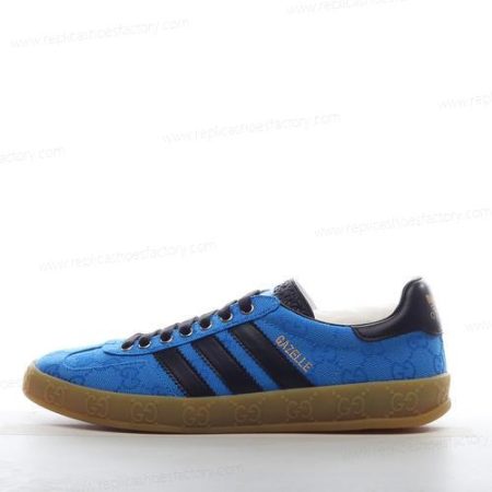 Replica Adidas Gazelle Indoor Men’s and Women’s Shoes ‘Blue Black’ IG4998
