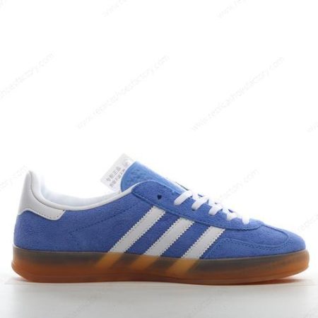 Replica Adidas Gazelle Indoor Men’s and Women’s Shoes ‘Blue White Gold’ HQ8717