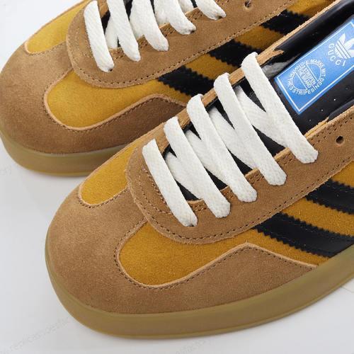 Replica Adidas Gazelle Indoor Mens and Womens Shoes Brown Green Black