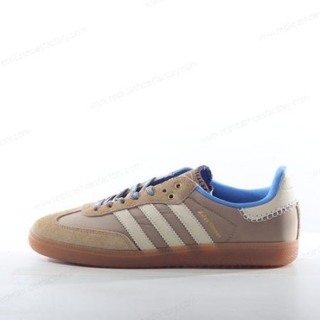 Replica Adidas Gazelle Indoor Men’s and Women’s Shoes ‘Grey Brown Blue’