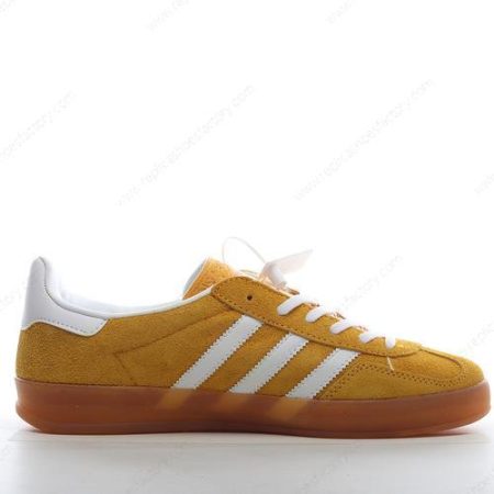 Replica Adidas Gazelle Indoor Men’s and Women’s Shoes ‘Orange White Gold’ HQ8716