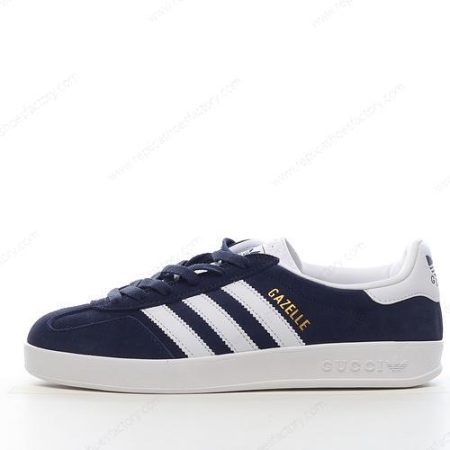 Replica Adidas Gazelle Men’s and Women’s Shoes ‘Navy White’ BY9144
