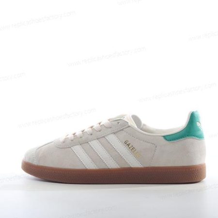 Replica Adidas Gazelle Men’s and Women’s Shoes ‘White Green’ IF3235