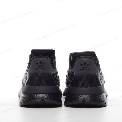 Replica Adidas Nite Jogger Mens and Womens Shoes Black EG5837