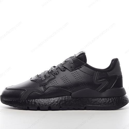 Replica Adidas Nite Jogger Mens and Womens Shoes Black EG5837