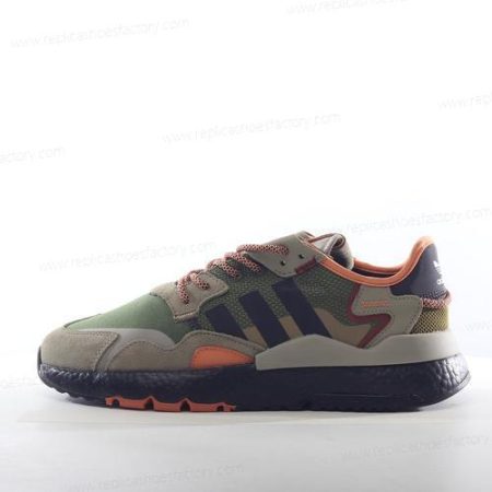 Replica Adidas Nite Jogger Men’s and Women’s Shoes ‘Brown Dark Green’ GY0018