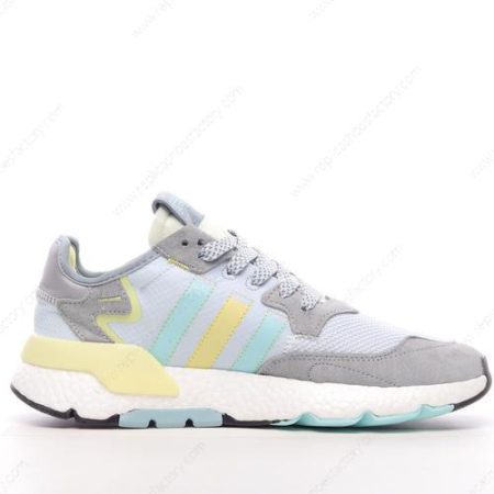 Replica Adidas Nite Jogger Men’s and Women’s Shoes ‘Grey Blue Yellow’ FX7460