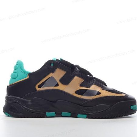 Replica Adidas Niteball Men’s and Women’s Shoes ‘Black Green’ S24142