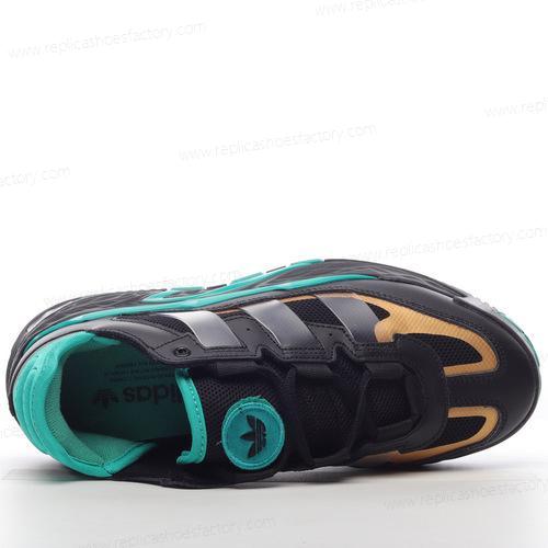 Replica Adidas Niteball Mens and Womens Shoes Black Green S24142