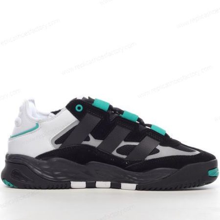Replica Adidas Niteball Men’s and Women’s Shoes ‘Black Green White’ FW2477