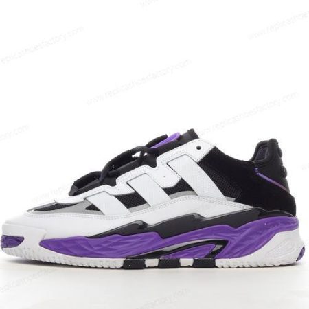 Replica Adidas Niteball Men’s and Women’s Shoes ‘Purple White Black’
