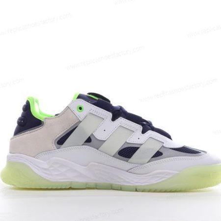 Replica Adidas Niteball Men’s and Women’s Shoes ‘White Navy Green’ GY8564