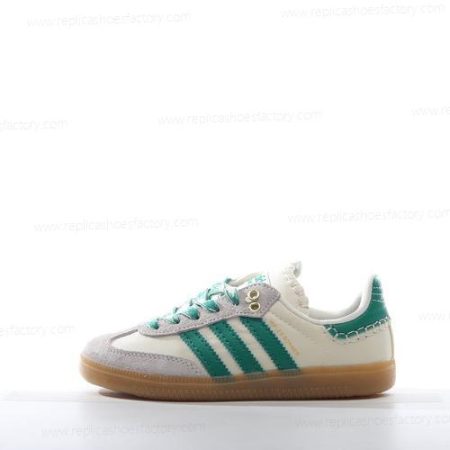 Replica Adidas Originals Samba OG GS Kids Men’s and Women’s Shoes ‘Green Off White’