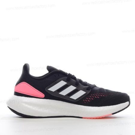 Replica Adidas Pureboost 22 Men’s and Women’s Shoes ‘Black White Pink’ HQ1458