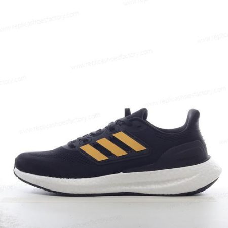 Replica Adidas Pureboost 22 Men’s and Women’s Shoes ‘Black Yellow’ B27992