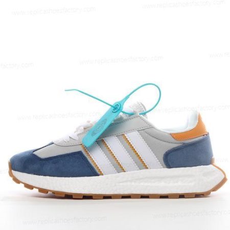 Replica Adidas Retropy E5 Men’s and Women’s Shoes ‘Grey Blue Orange White’ GW0559