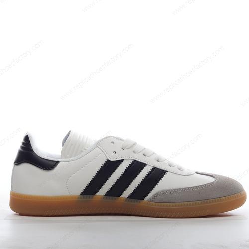 Replica Adidas Samba DECON Mens and Womens Shoes White Black Grey IF0642