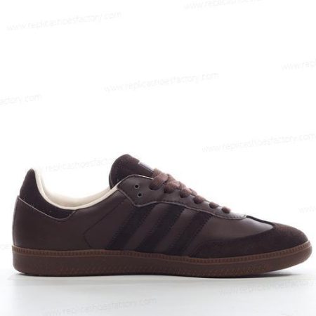 Replica Adidas Samba Men’s and Women’s Shoes ‘Brown Off White’ FZ5602