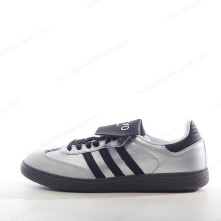 Replica Adidas Samba Men’s and Women’s Shoes ‘Silver Black’ EH0152