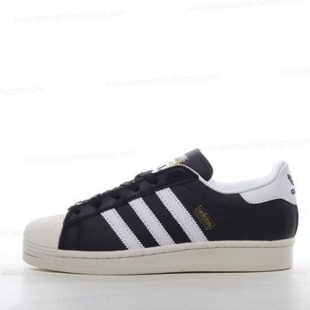 Replica Adidas Superstar 80s x BAPE Men’s and Women’s Shoes ‘Black White’ ID7770