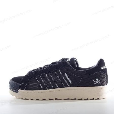 Replica Adidas Superstar CLOT x Neighborhood Men’s and Women’s Shoes ‘Black White’ IE8879