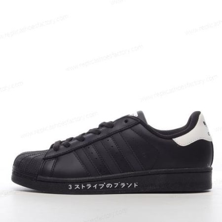 Replica Adidas Superstar Men’s and Women’s Shoes ‘Black White’ FV2811