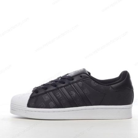 Replica Adidas Superstar Men’s and Women’s Shoes ‘Black White’ GZ0867