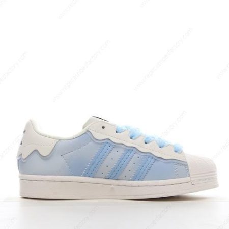 Replica Adidas Superstar Men’s and Women’s Shoes ‘Blue White’