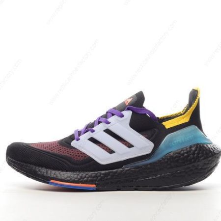 Replica Adidas Ultra boost 21 Men’s and Women’s Shoes ‘Black Blue Orange’ S23870