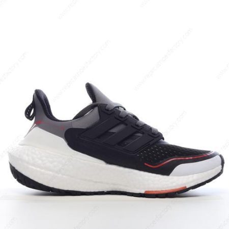 Replica Adidas Ultra boost 21 Men’s and Women’s Shoes ‘Black Grey Red’ GV7122