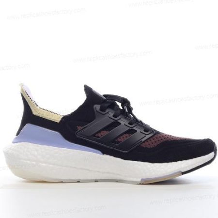 Replica Adidas Ultra boost 21 Men’s and Women’s Shoes ‘Black Purple White’ S23841