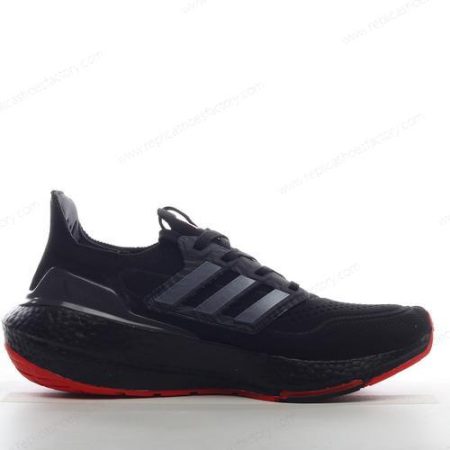 Replica Adidas Ultra boost 21 Men’s and Women’s Shoes ‘Black Red’ GV9716