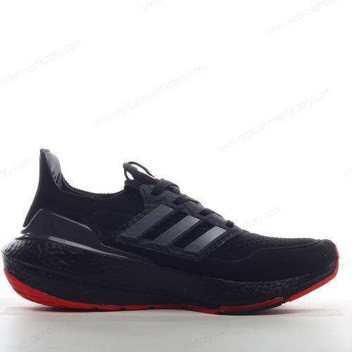 Replica Adidas Ultra boost 21 Mens and Womens Shoes Black Red GV9716