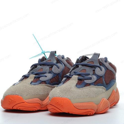 Replica Adidas Yeezy 500 Mens and Womens Shoes Brown Orange Grey