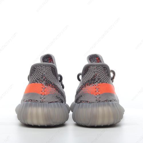 Replica Adidas Yeezy Boost 350 V2 Mens and Womens Shoes Grey Red