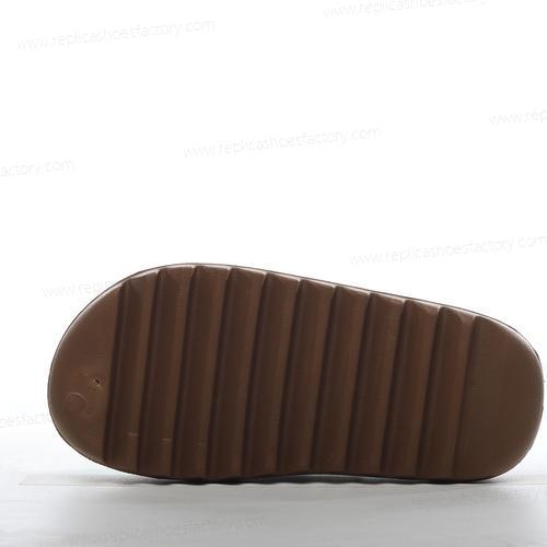 Replica Adidas Yeezy Slides Mens and Womens Shoes Dark Brown